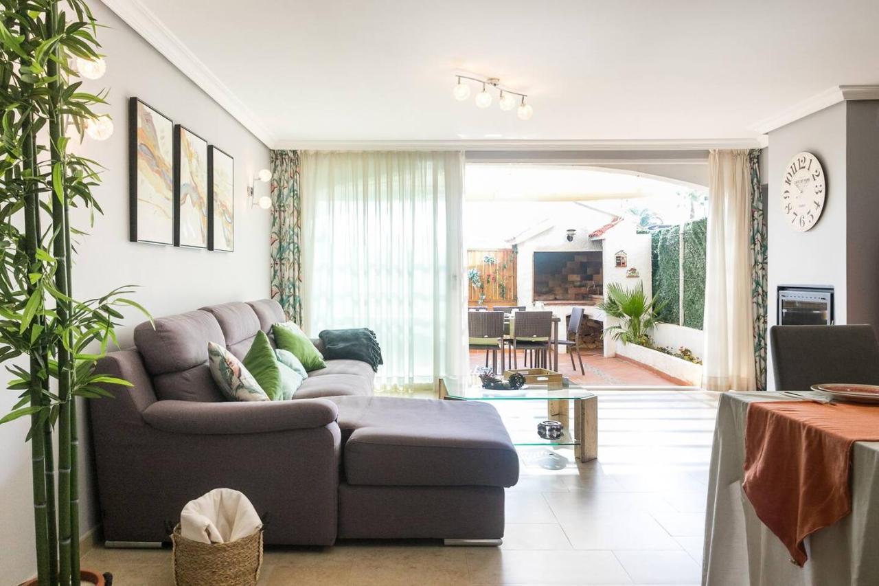 Bungalow Altea Junto Al Casco Antiguo, Piscina Y Barbacoa Buitenkant foto