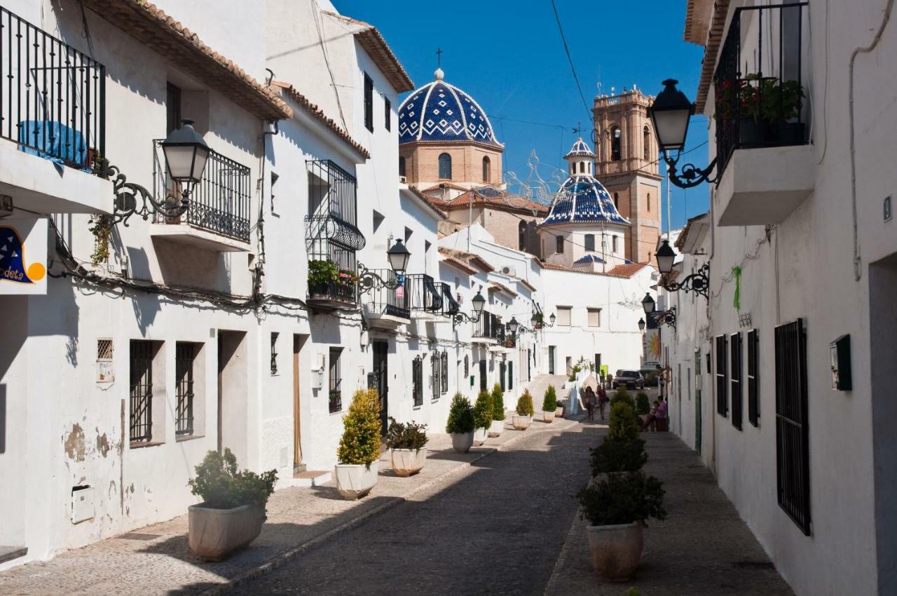 Bungalow Altea Junto Al Casco Antiguo, Piscina Y Barbacoa Buitenkant foto